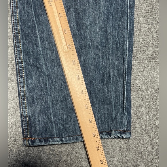 Diesel Men’s 33x32 Jeans Safado Regular Slim Straight Distressed Denim Blue - Picture 5 of 11